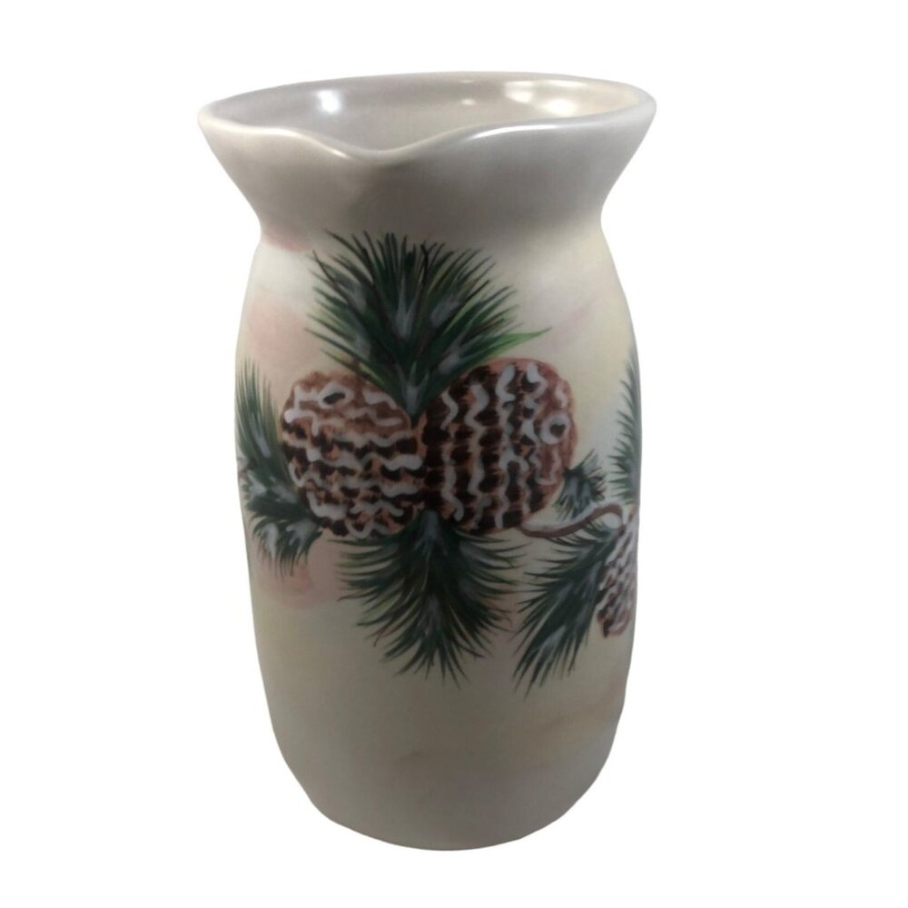 Vintage Pinecone Design Pitcher